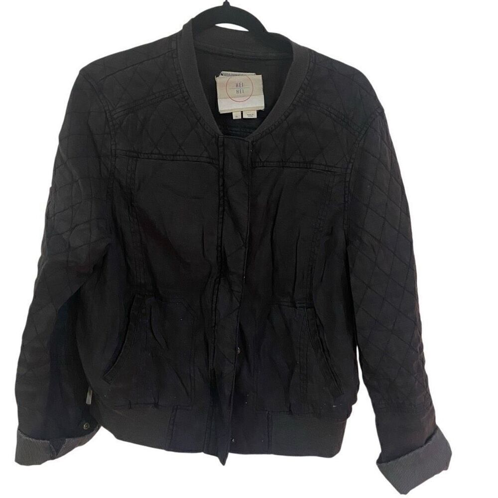 HEI HEI XL black jacket zip up